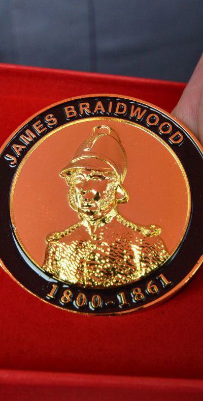 James Braidwood coin