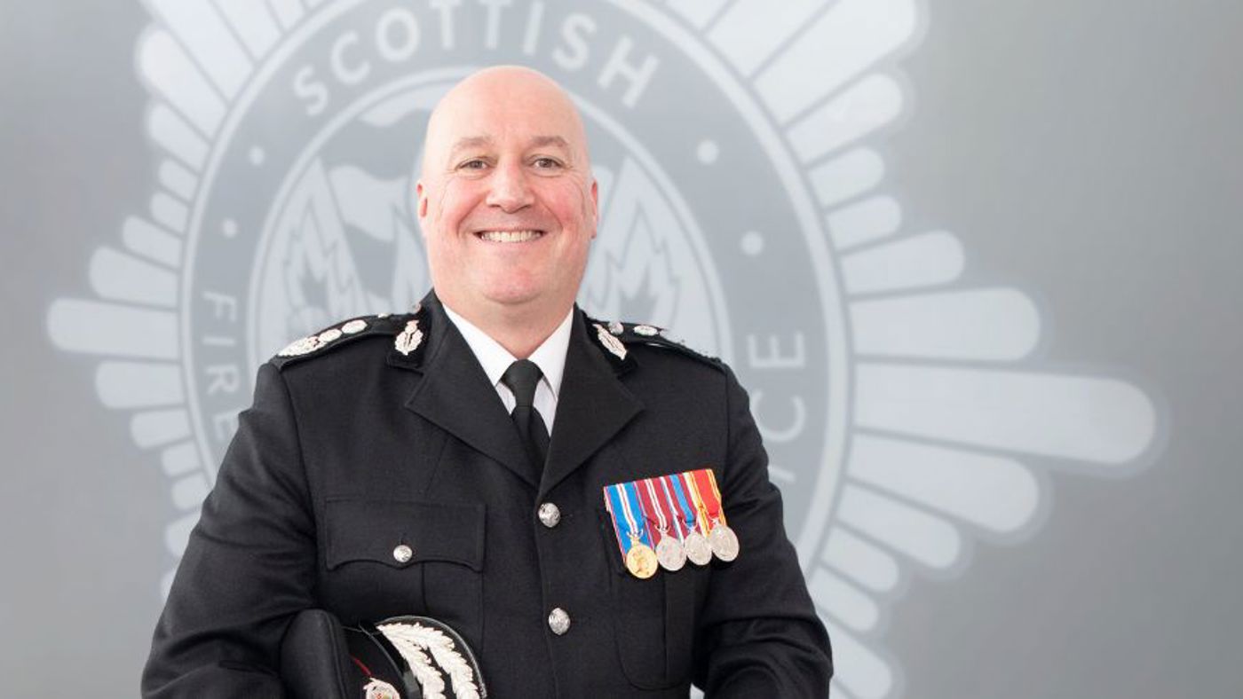 Retired Chief Officer Ross Haggart has received a CBE